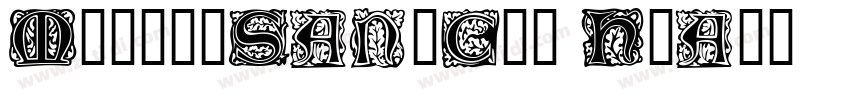 MorrisSansCom Heavy字体转换